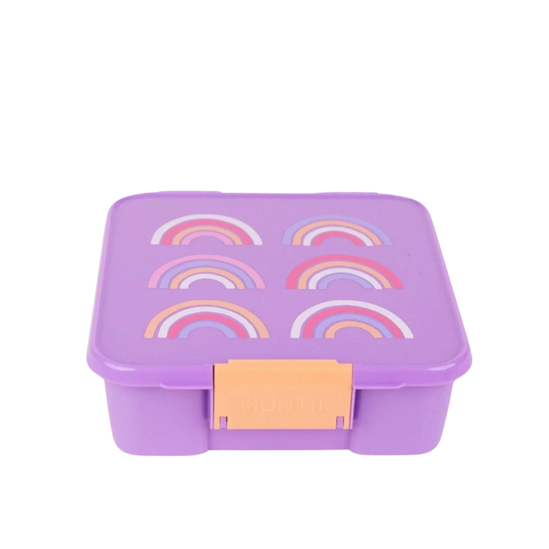 Little Lunch Box Co Bento Three Rainbow Roller - Kids Lunch Box