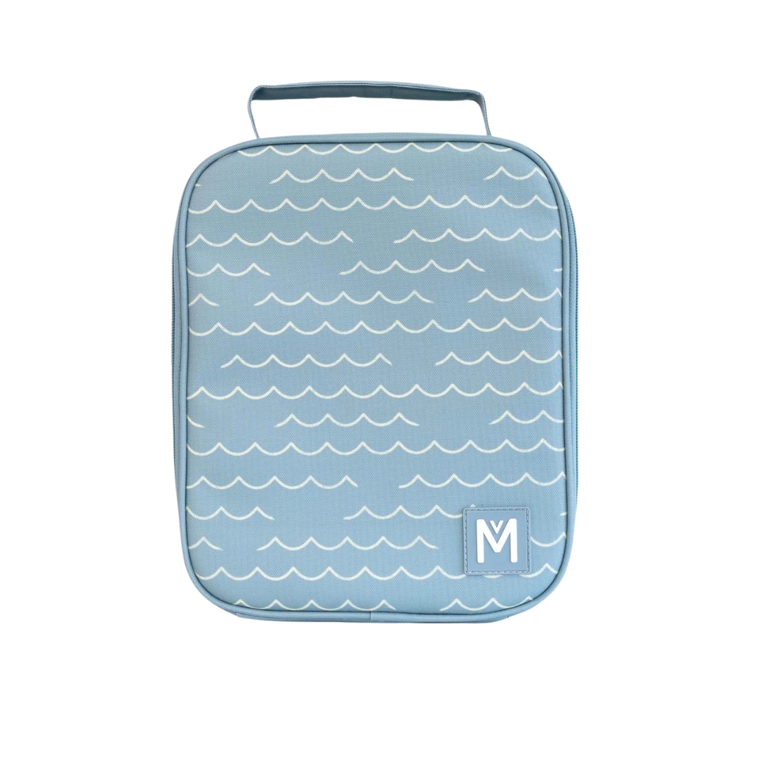 MontiiCo Wave Rider Insulated Lunch Bag and Ice Pack| Kids Lunch Bag