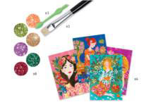 Djeco-Art by Numbers-Glitter Scent of Flowers