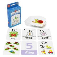 Early Learning Flash Cards Set of 3 - alphabet and numbers 1-10