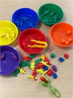 Example of possible use - Sorting ionto coloured bowls