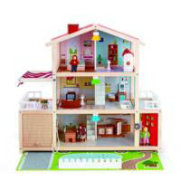 Hape - Doll Family Mansion - everything in image is included