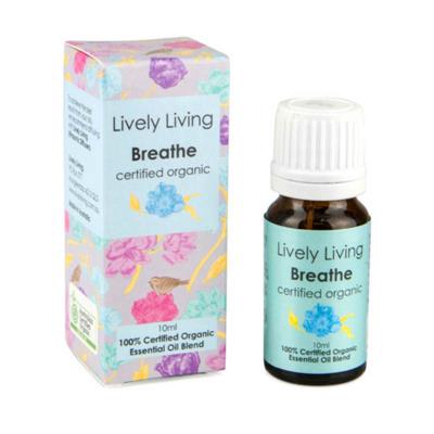 Lively Living 100% Certified Pure Essential Oil Breathe Blend