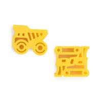 Lunch Punch Pairs - Sandwich Cutters - Construction 2pk