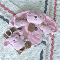 O.B Designs Dingaring  and Comforter - Betsy Bunny (Pink)