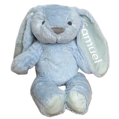 Personalised Bunny Teddy Light Blue