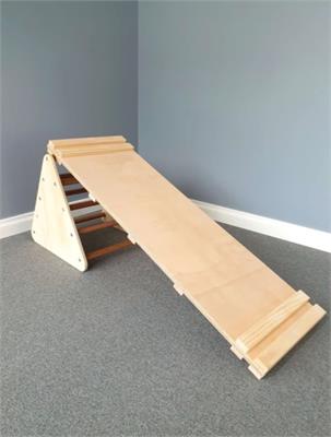 Small Pikler Triangle and Climbing Ramp Package