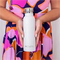 Montiico Insulated Drink Bottle White