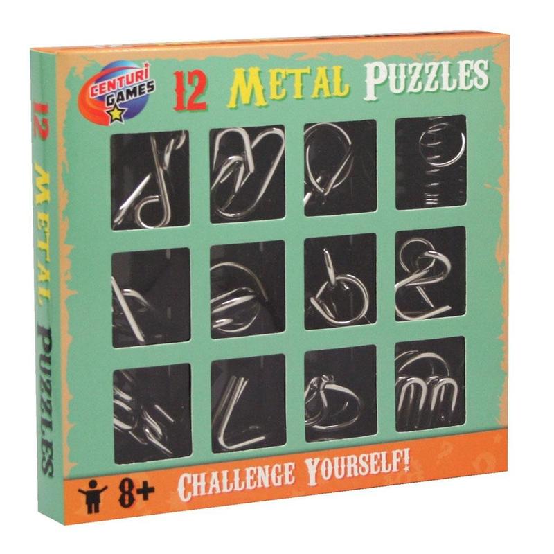 12 Metal Puzzles