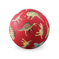 7 Inch Playground Ball Dinosaurs Red