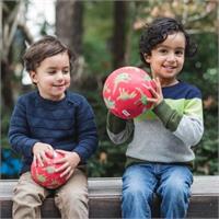 7 Inch Playground Ball Dinosaurs Red