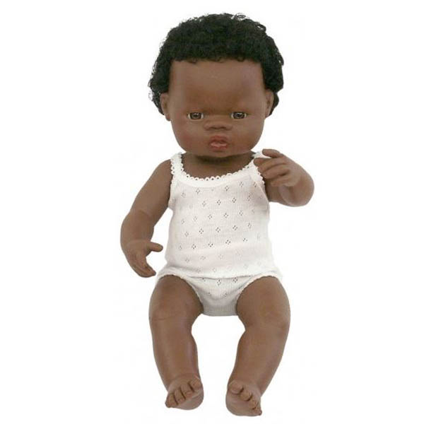 Miniland African Baby Boy Doll