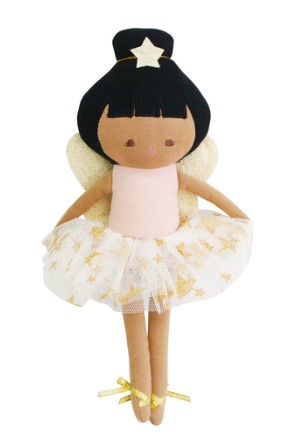 Alimrose Baby Fairy Doll Pink Linen