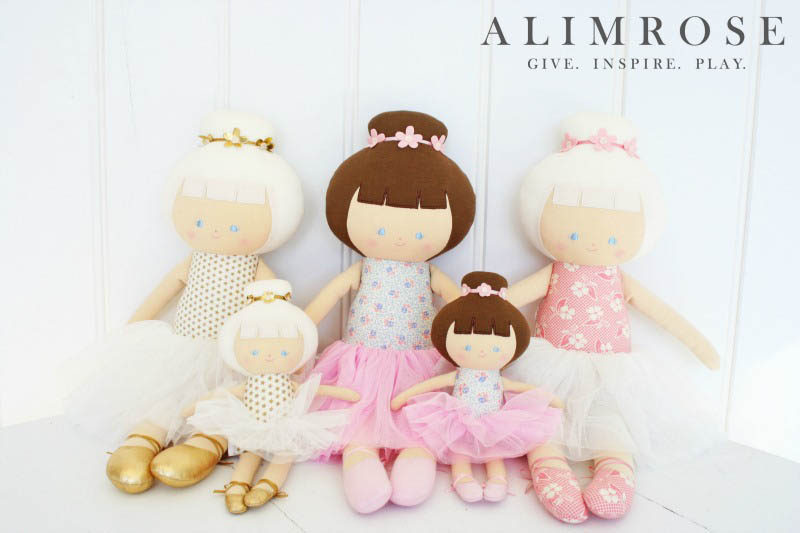 Alimrose - Big Ballerina Doll - Gold Spot