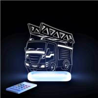 Aloka - LED Sleepy Light - Fire Engine - DUAL POWERED