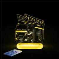 Aloka - LED Sleepy Light - Fire Engine - DUAL POWERED