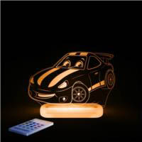 Aloka -  LED Sleepy Light - Race Car - DUAL POWERED