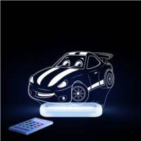 Aloka -  LED Sleepy Light - Race Car - DUAL POWERED