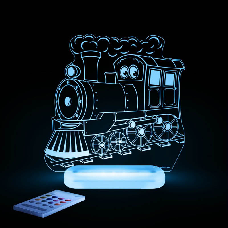Aloka - LED Sleepy Light - Train - DUAL POWERED