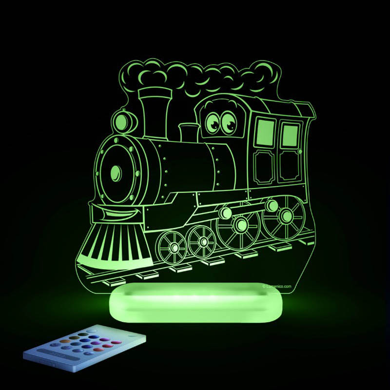 Aloka - LED Sleepy Light - Train - DUAL POWERED