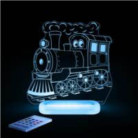 Aloka - LED Sleepy Light - Train - DUAL POWERED