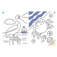 Animals Dot-to-Dot Coloring Book