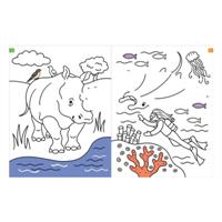 Animals Dot-to-Dot Coloring Book