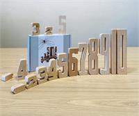 Astrup Wooden Numbers