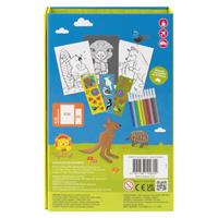 Aussie Animals Colouring Set