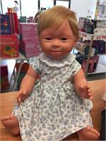 Blonde Girl (short hair) - Down Syndrome Doll