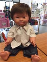 Brunette Boy - Down Syndrome Doll