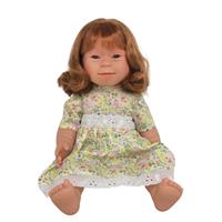 Red Haired Girl (long hair)- Down Syndrome Doll