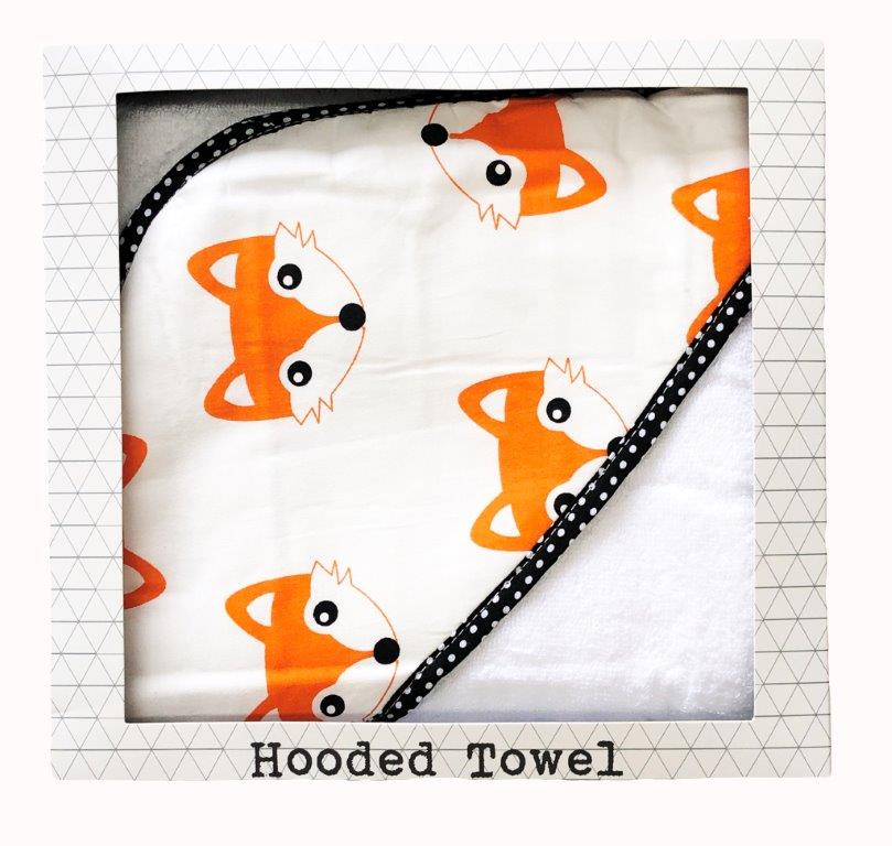 Baby Hooded Towel Fox