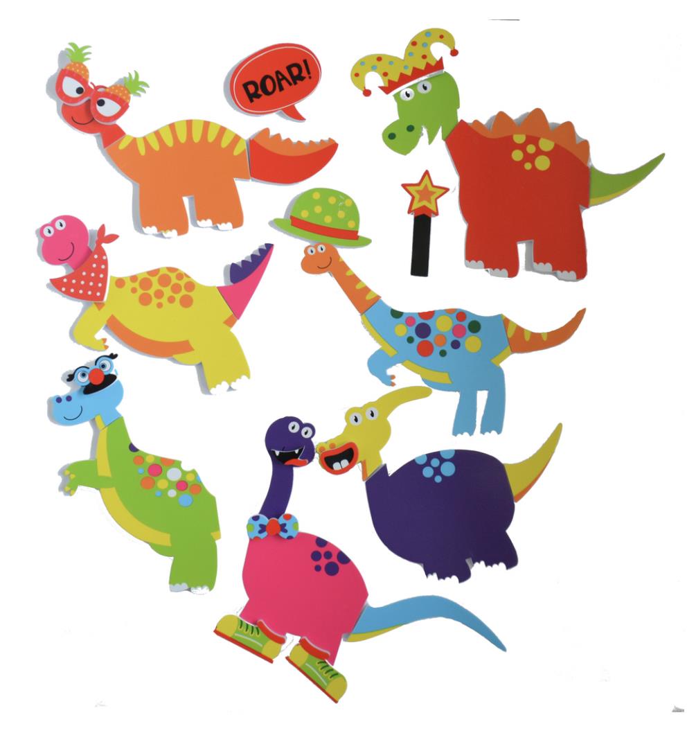 Bath Stickers Weird and Wonderful Dinosaurs