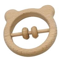 Bear Wooden Baby Rattle