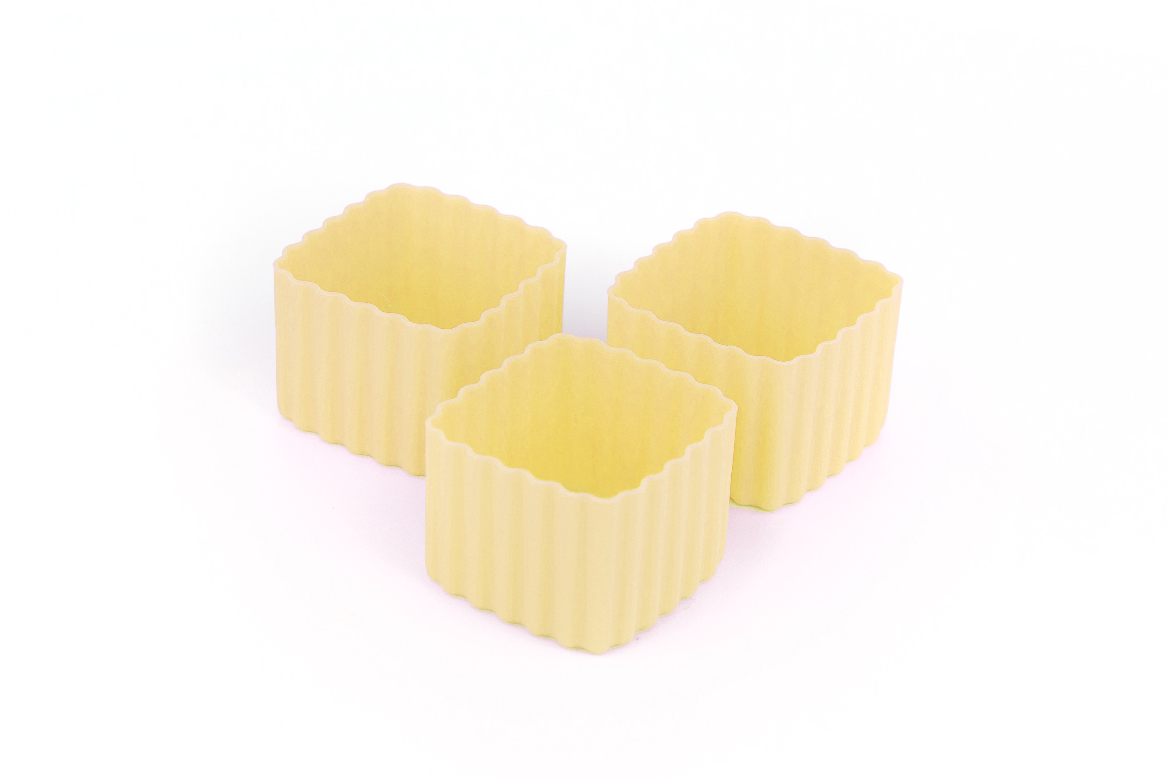 Square Bento Cups - Yellow