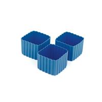 Square Bento Cups - Medium Blue