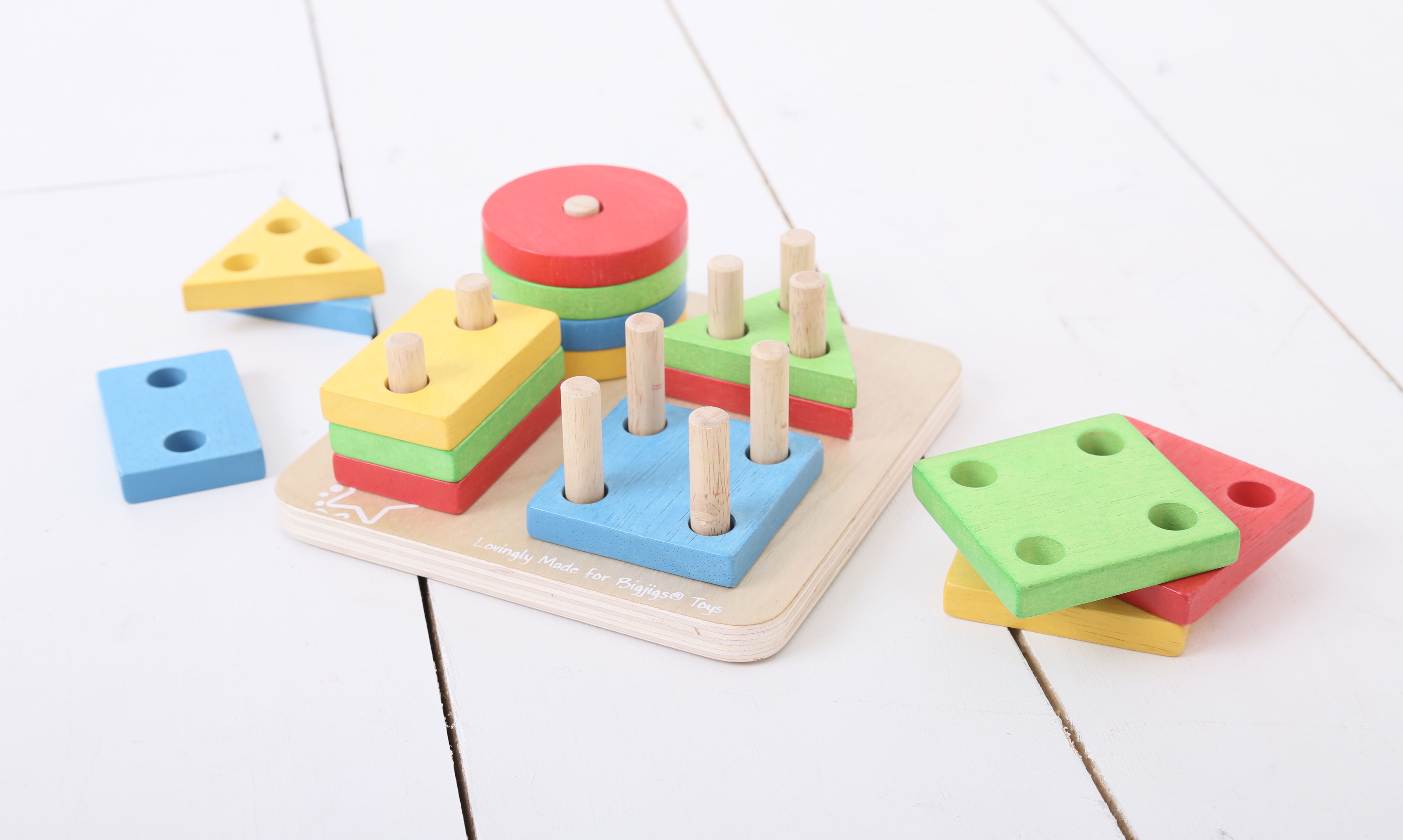 Bigjigs First Four Shape Sorter Toy