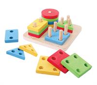 Bigjigs First Four Shape Sorter Toy