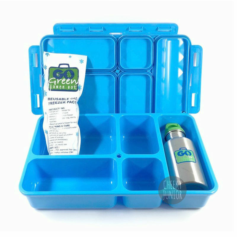 Go Green Lunch Box Blue