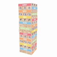 Bluey Wooden Tumbling Tower