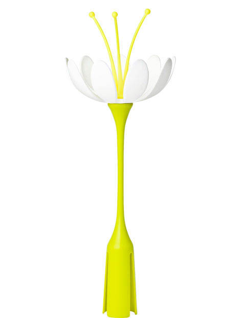 Boon-Baby Bottle Drying Rack Accessory-Stem White/Yellow