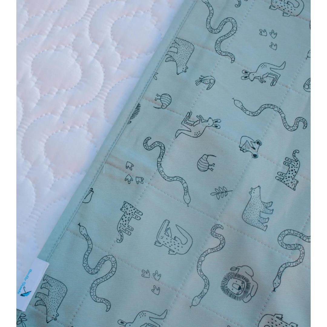 Brolly Sheets Animal Kingdom Single Bed Waterproof Sheet Protector 