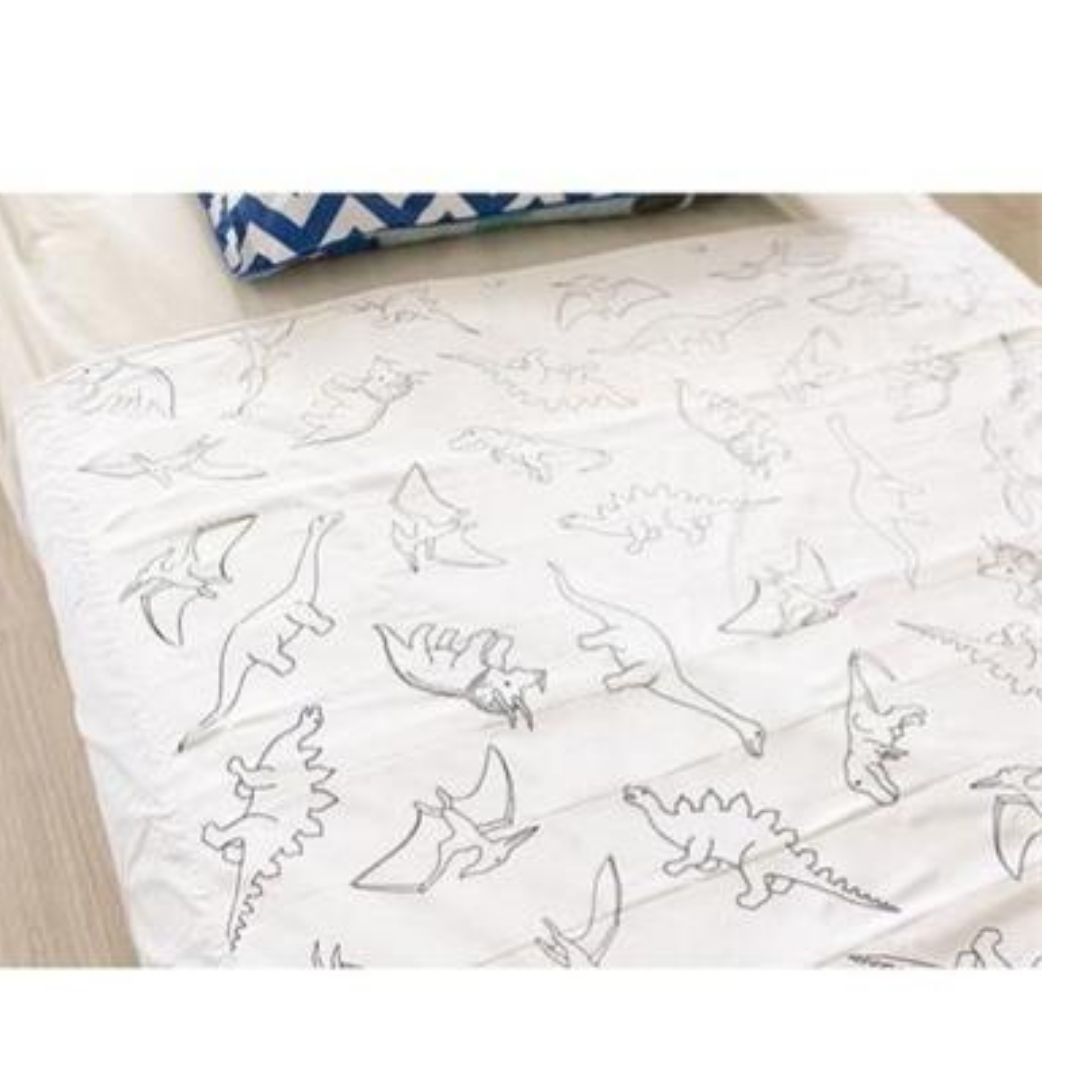 Brolly Sheets Dinosaur Patterned Waterproof Sheet Protector Double