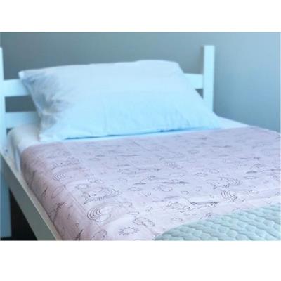 Brolly Sheets Dusty Rose Unicorn Waterproof Sheet Protector King Single