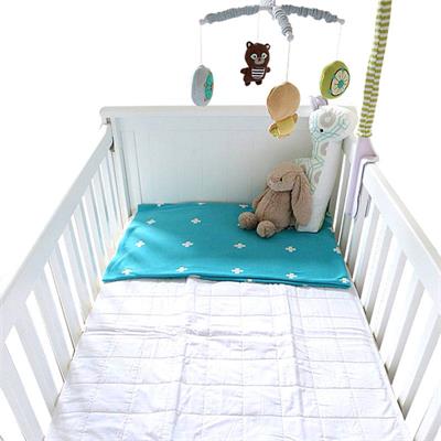 Brolly Sheets Fitted Quilted Cot Mattress Protector