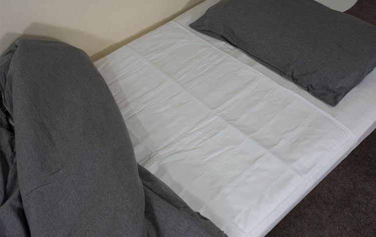 Brolly Sheets Waterproof Double Sheet Protector White
