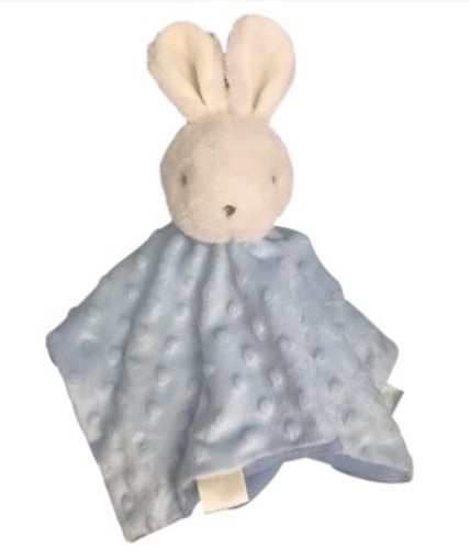Bunny Baby Comforter Blanket - Blue