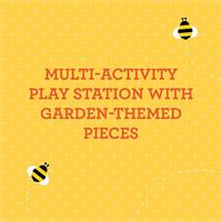 Busy Garden Wooden Activity Trio