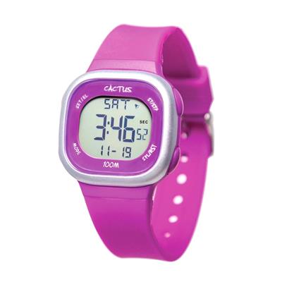 Cactus Ace Kids Digital Watch - Purple